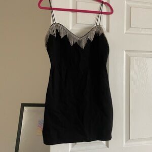 Princess Polly Black Camisole with Silver Detailing